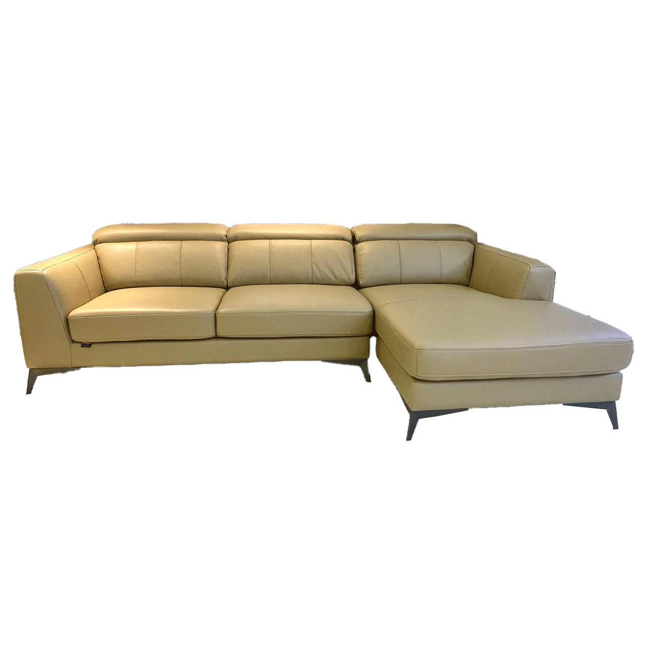 【KCT絕版福利】半牛皮L型沙發-A