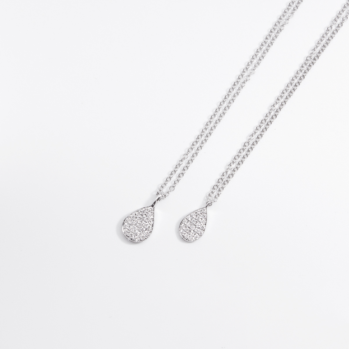 Pavé 銀河系水滴項鍊