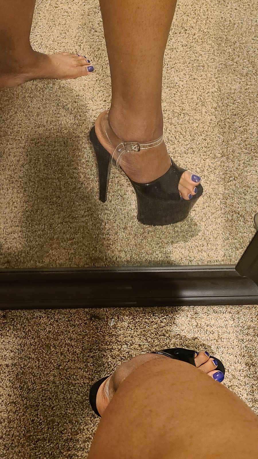 DETACHABLE CLEAR ANKLE STRAPS - SIZE 5-10