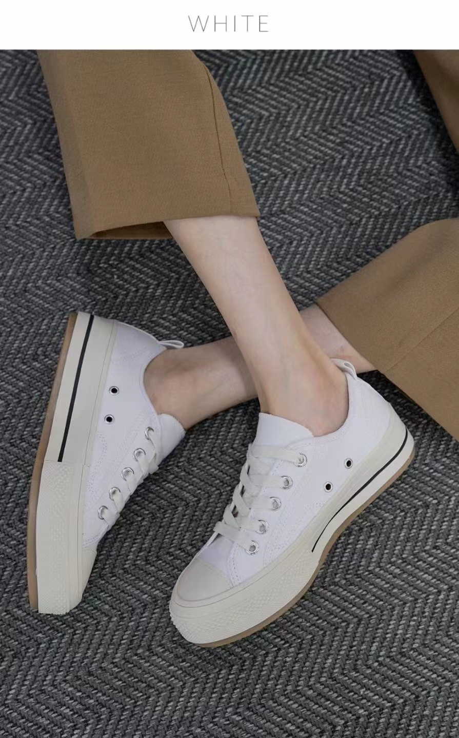 厚底帆布鞋(88040)