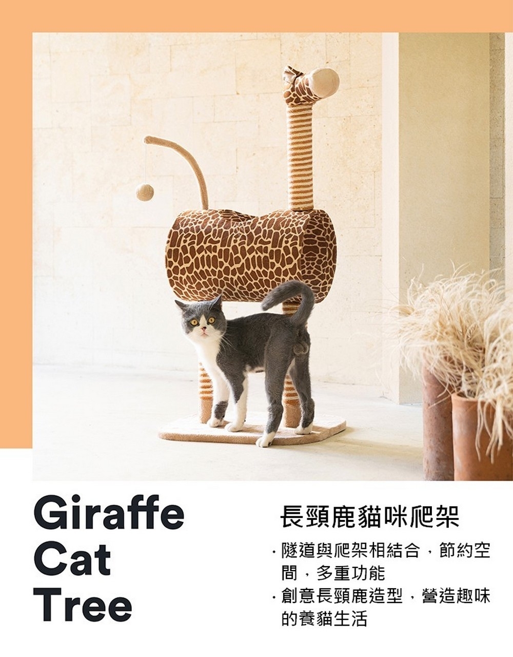 zeze 長頸鹿貓爬架