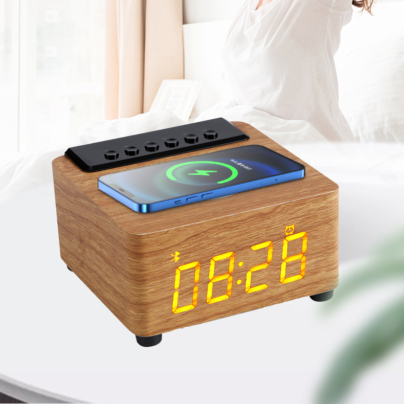多功能無綫充時鐘音響