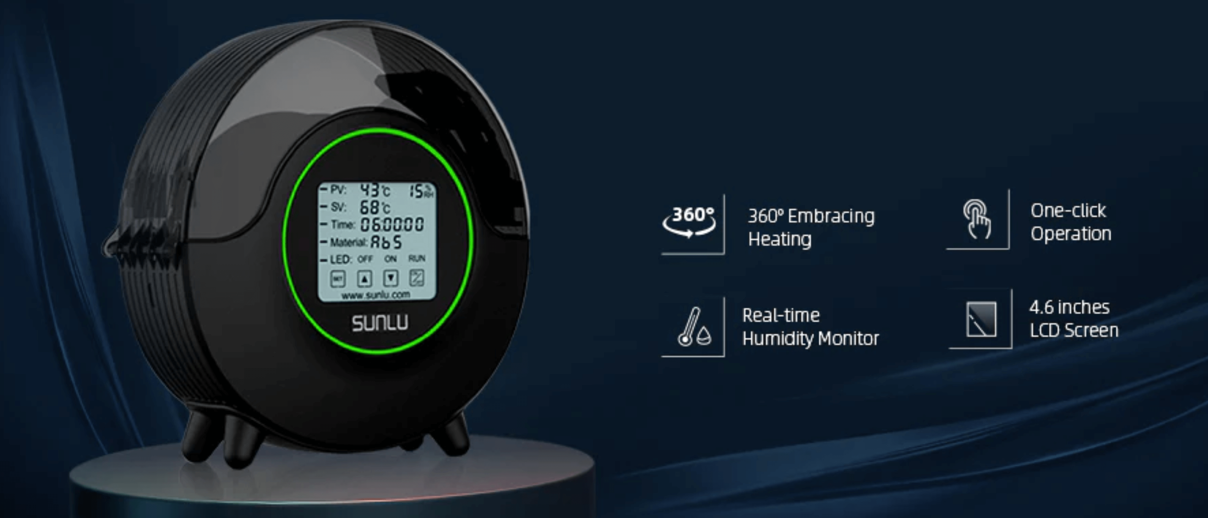 Sunlu S2 FilaDryer 3D 打印線材乾盒