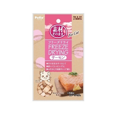 Petio 貓小食 脫水三文魚 9g【$105 X 6 包】【可混合其他口味】