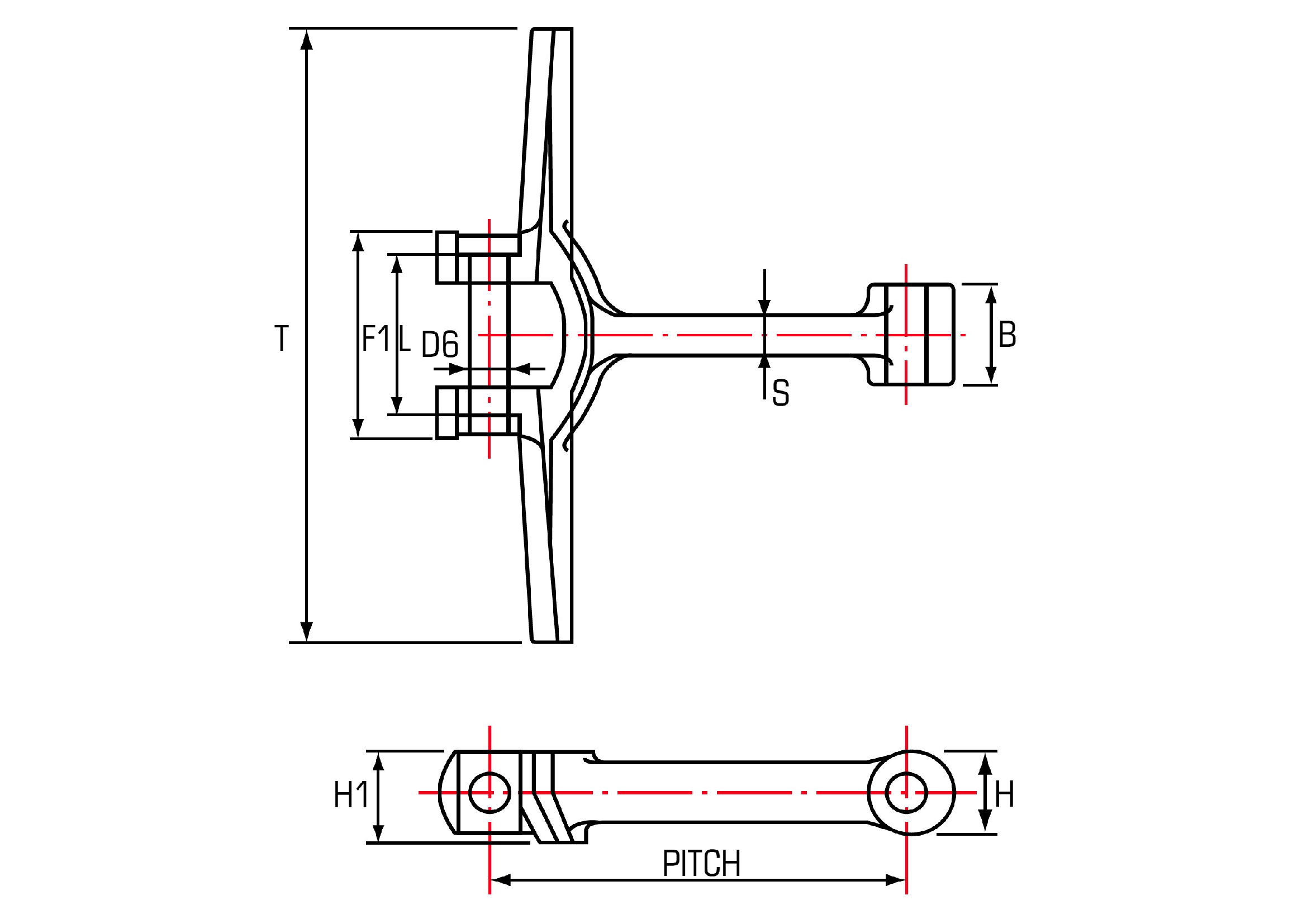 Cement EU Cast Link Drag Chain