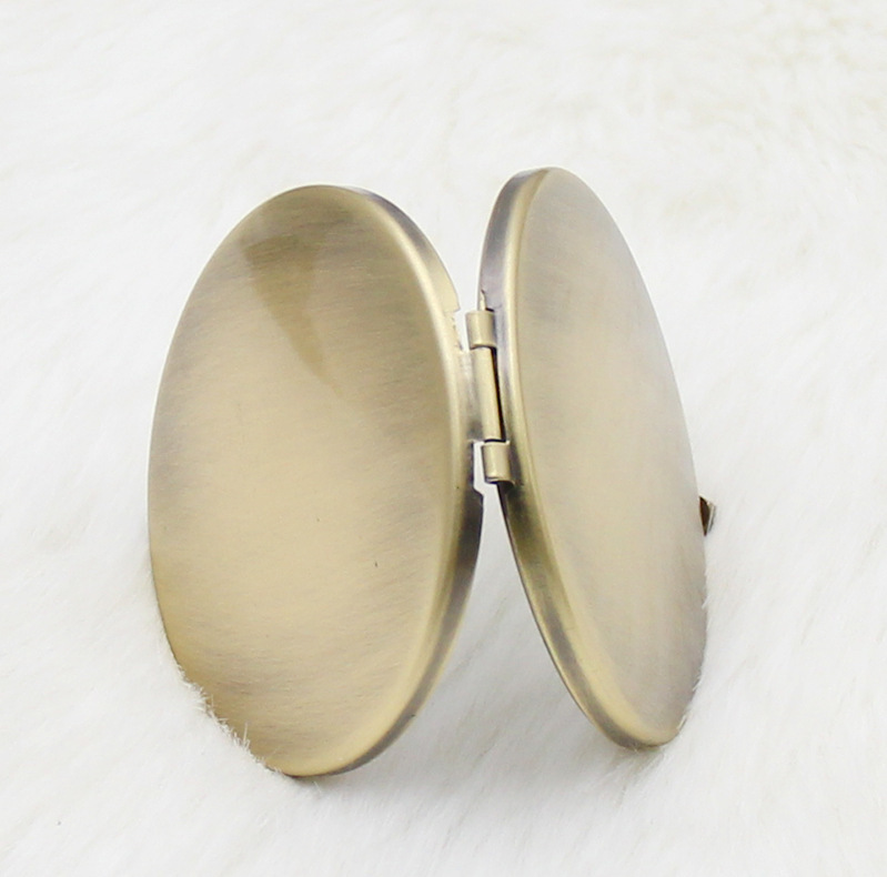 折叠雙面金屬小圓鏡