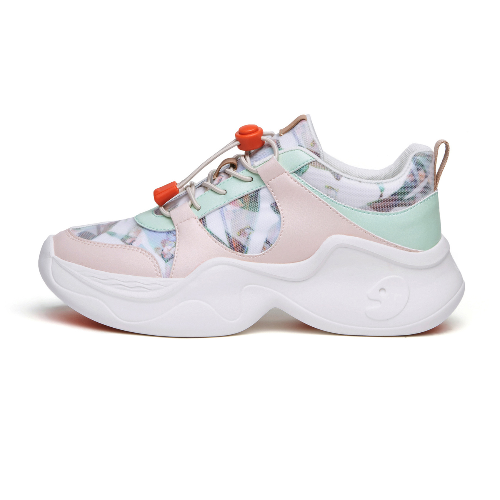 【 Uin 】西班牙原創設計 |帕爾瑪 鈴蘭花影 女鞋 彩繪鞋 休閒鞋 懶人鞋