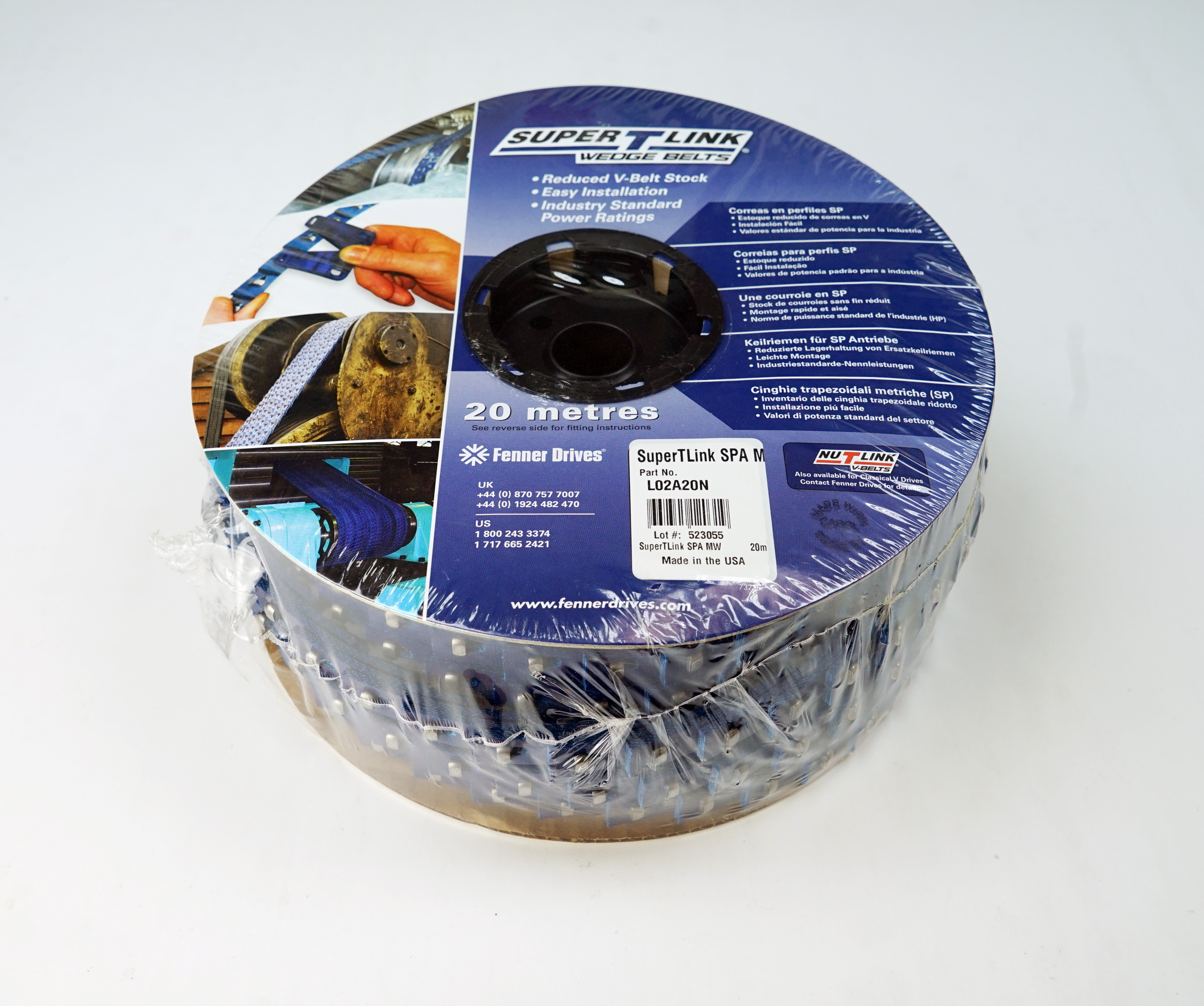 Fenner Drives SuperTlink Wedge link belt SPA SPB SPZ