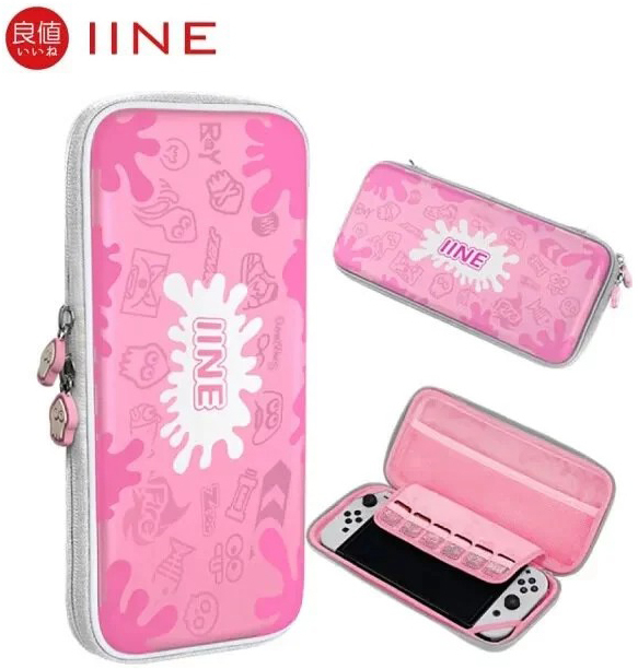 NS 良值 OLED主機包 斯普拉遁風格 粉白 L712