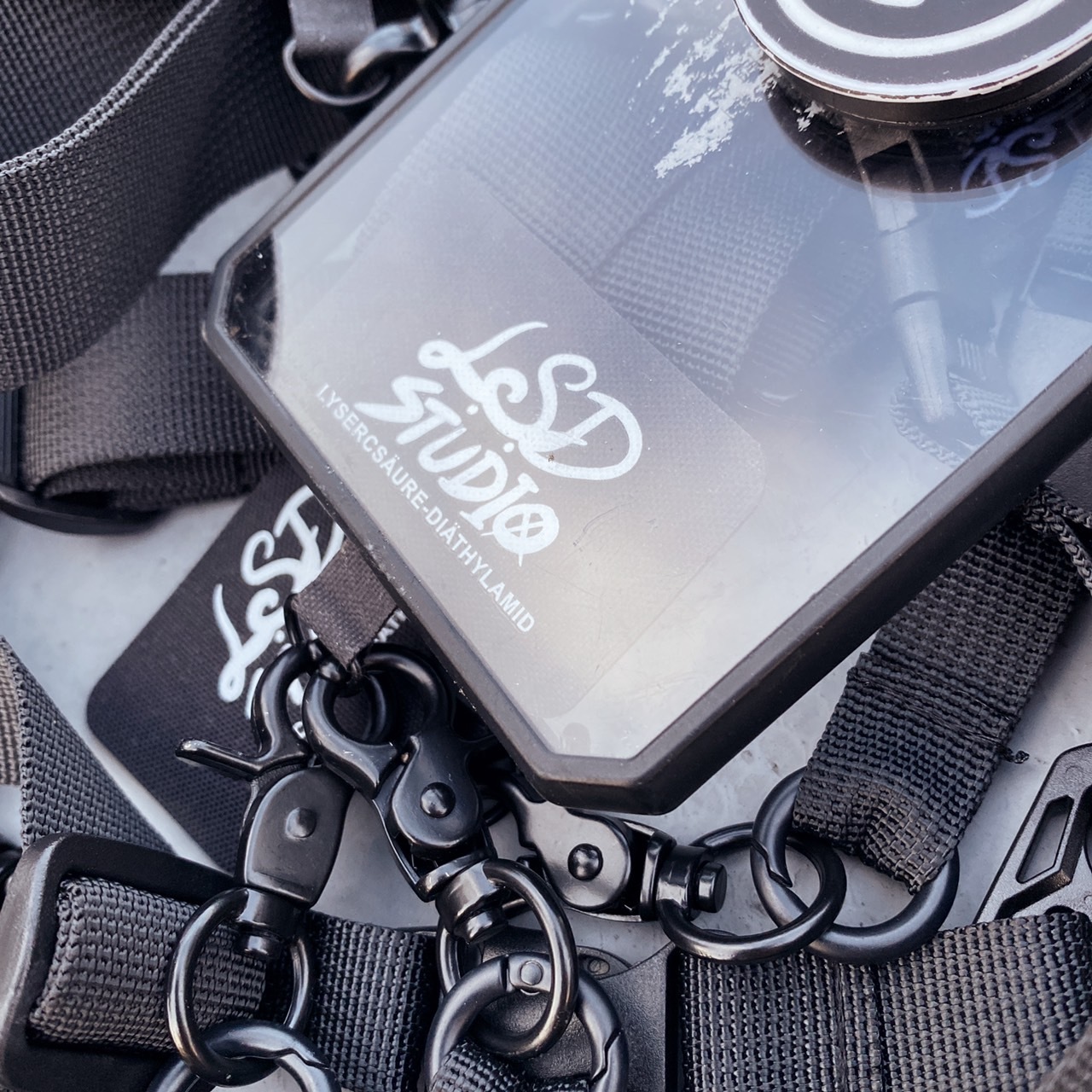 免運!【GSLSD011】LSD機能工裝手機掛繩/口罩繩