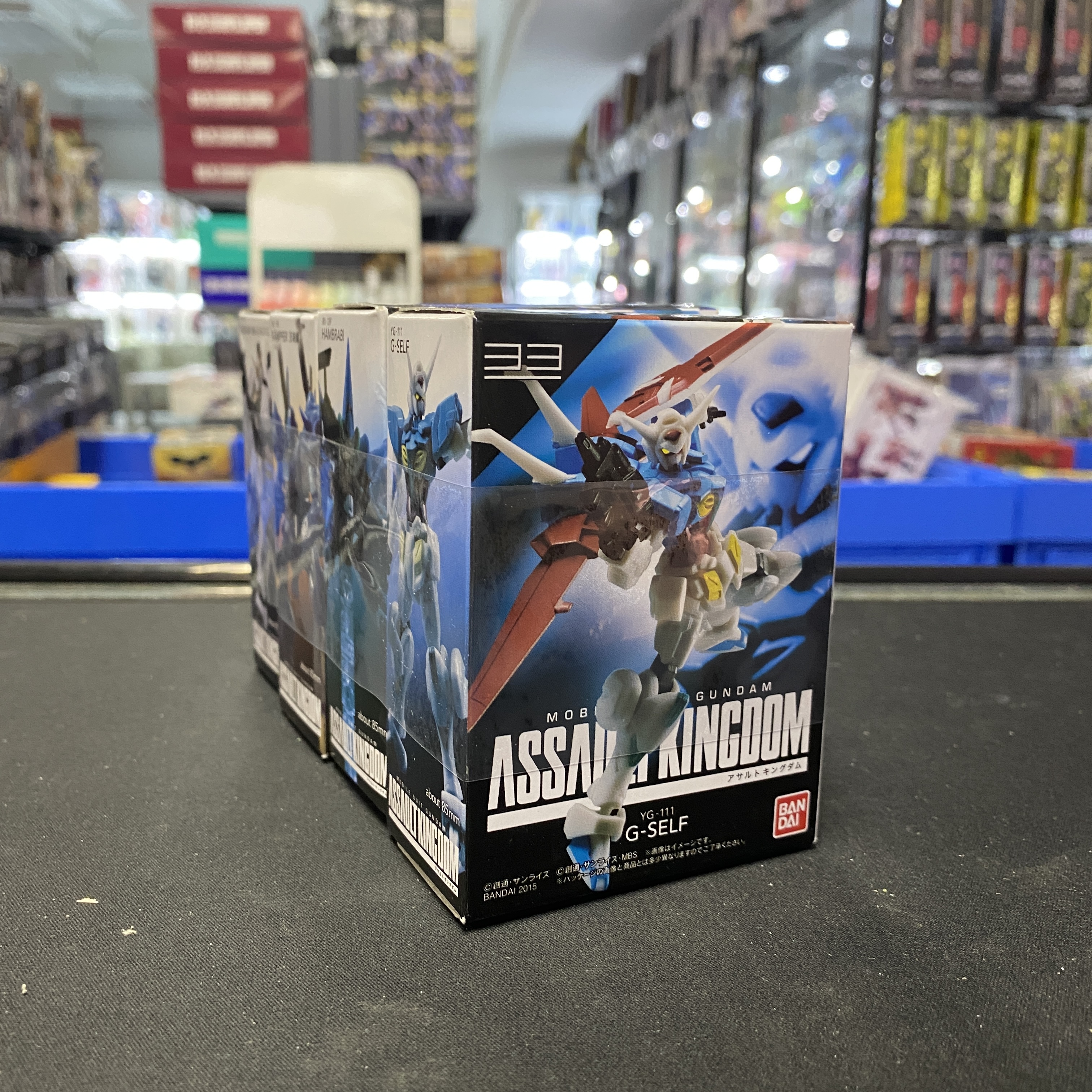 寄賣 GUNDAM-Assault Kingoom Gundam 盒蛋  33-35 & 37 A裝備 1 set 4盒