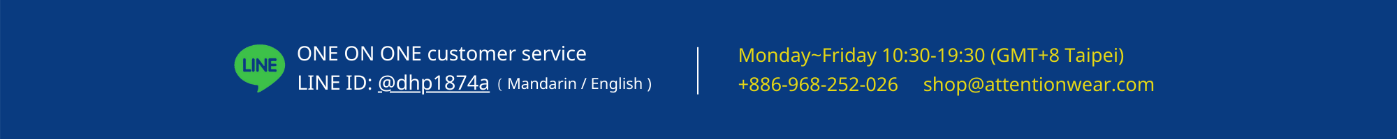 add us on line to enjoy one on one customer service