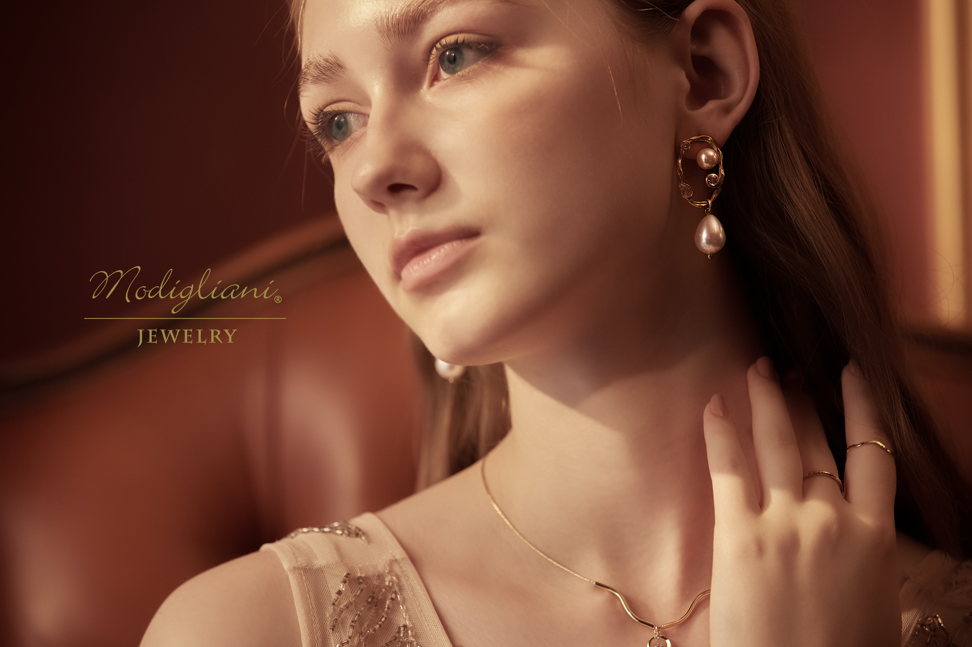 黃銅飾品,黃銅,耳環,垂墜式耳環,母貝珠,施華洛世奇水晶珍珠,華麗,鋯石,