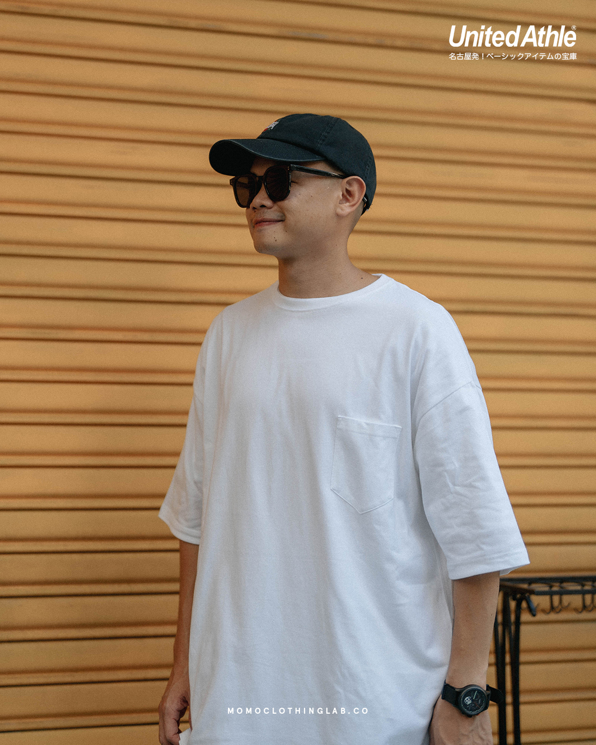 United Athle 5.6oz. 寬版口袋T恤 3500801