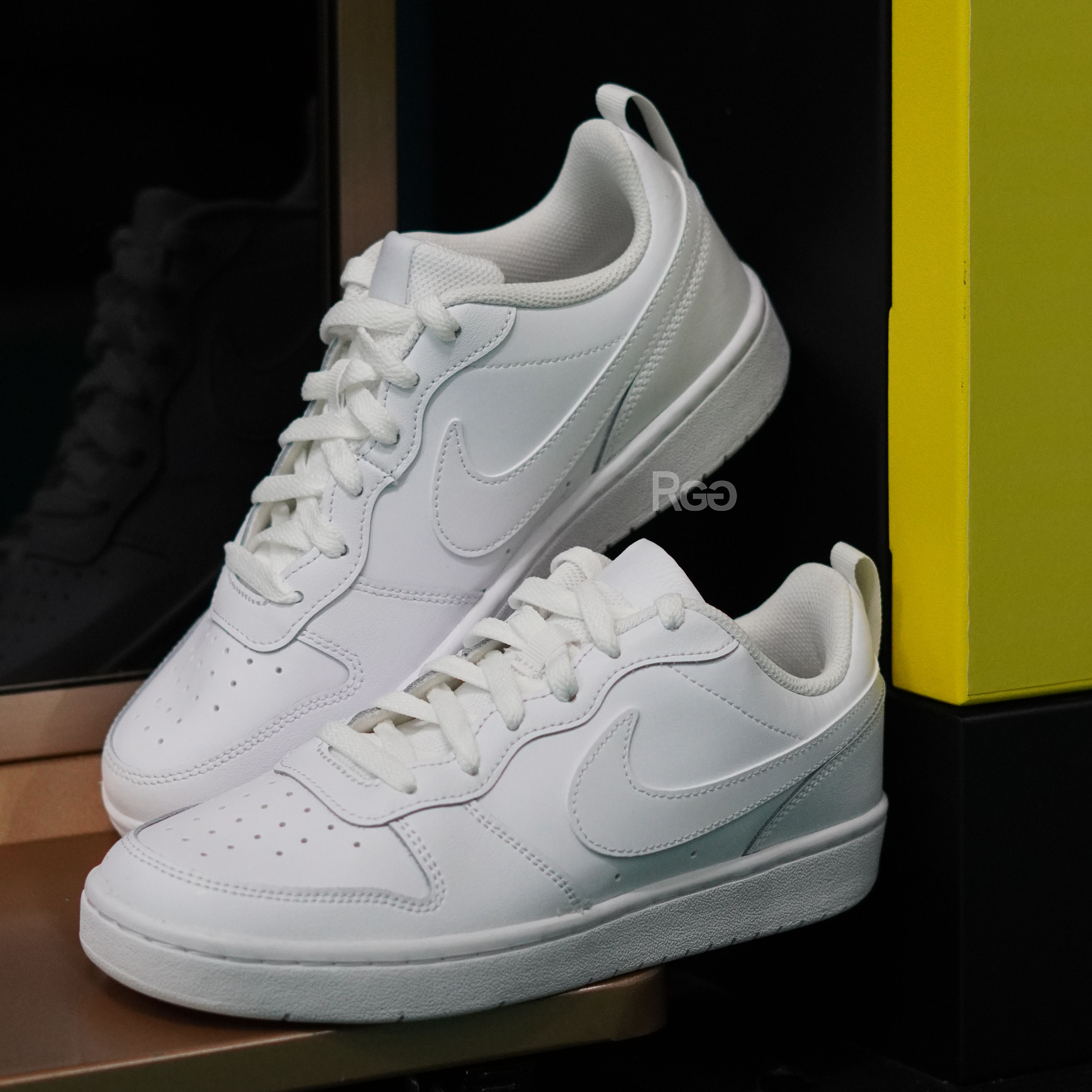 Nike Court Borough Low 2 (GS) 全白 小Dunk (BQ5448-100)