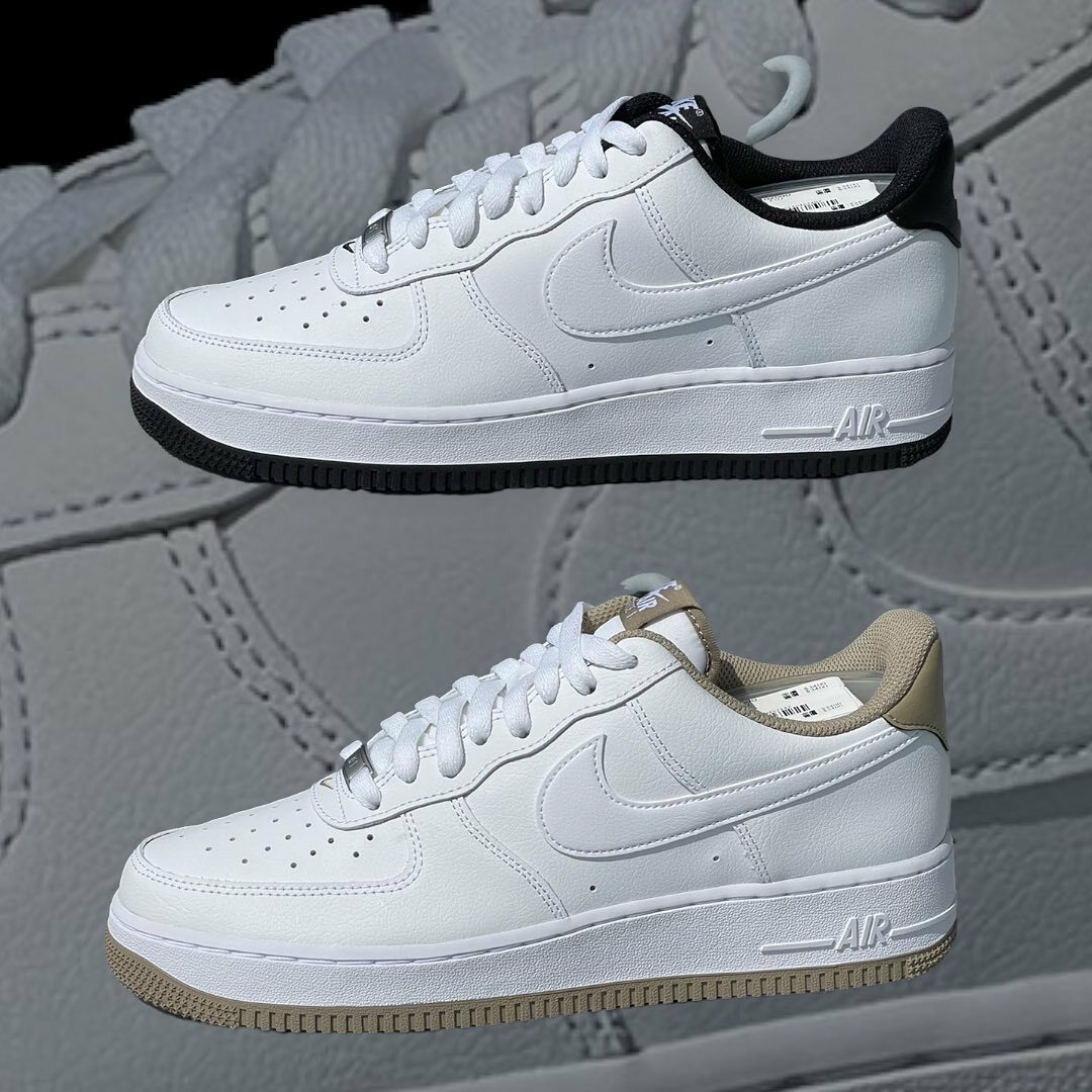 Nike Air Force 全白 卡其邊 黑邊 兩色 超好看 男鞋 DR9867-100 102