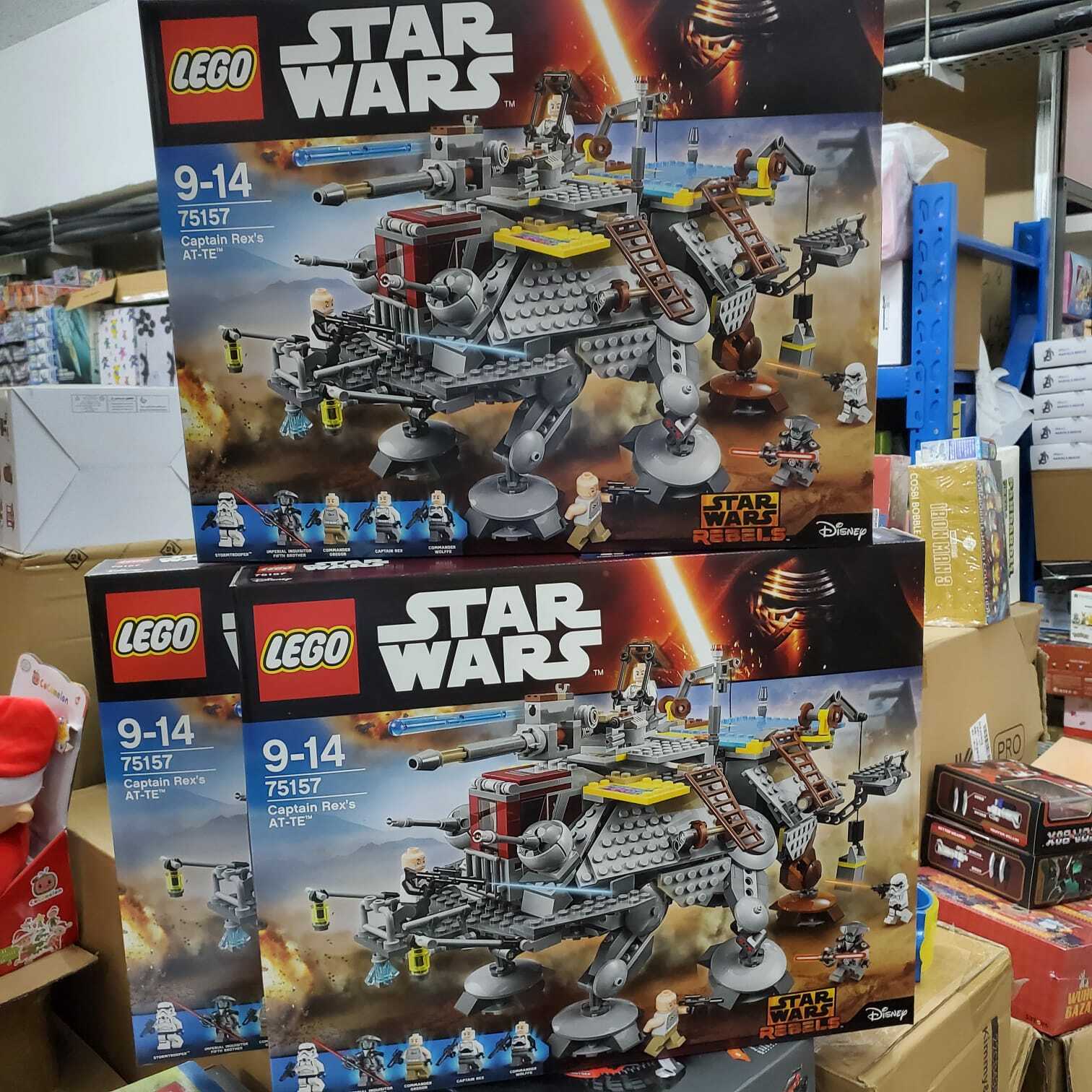 罕有絕版LEGO Star Wars 75157 雷克斯艦長的AT-TE
