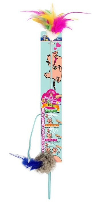 Catty Man 7彩跳跳蟲貓棒