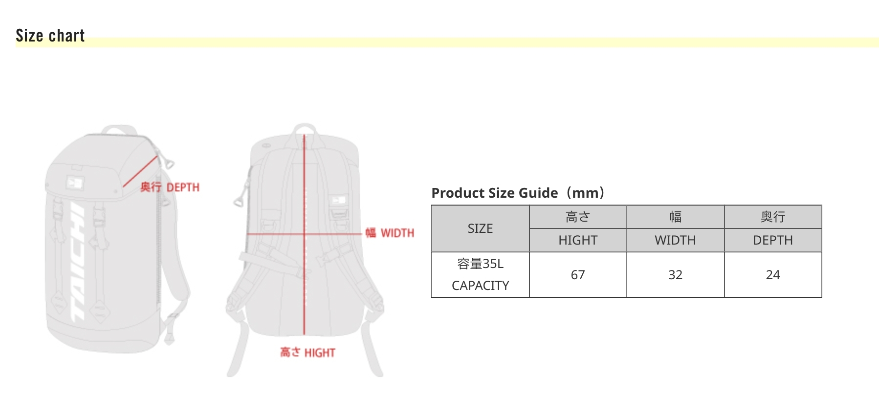 TAICHI NEWERA NEB010 RUCKSACK 聯名帆布後背包旅行大容量