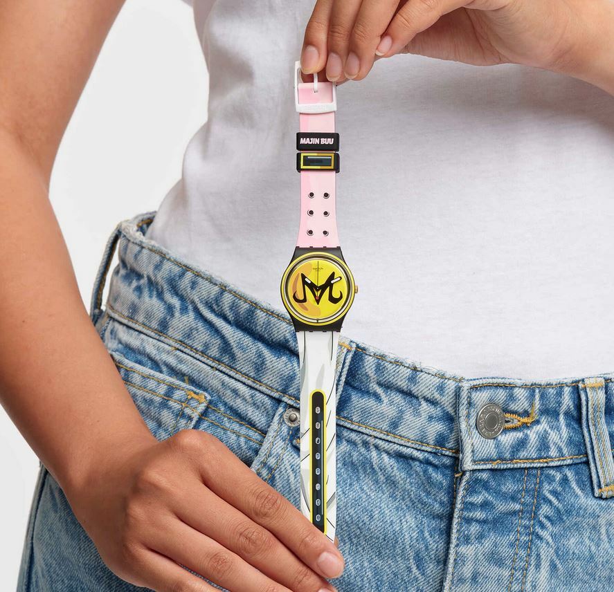 【Swatch】七龍珠-魔人普烏 GZ358 34mm 現代鐘錶