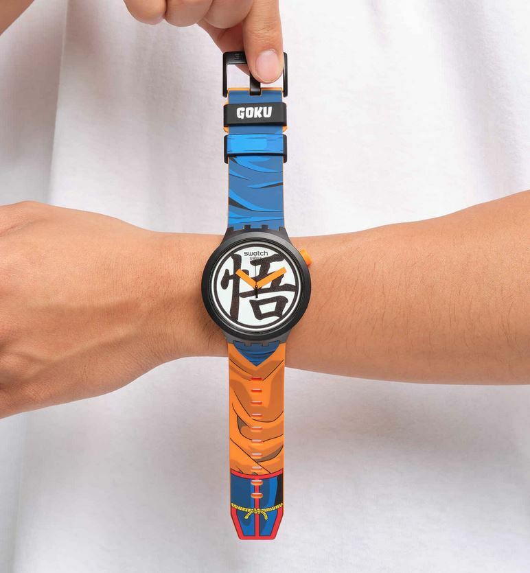 【Swatch】七龍珠-悟空 SB01Z101 47mm  現代鐘錶