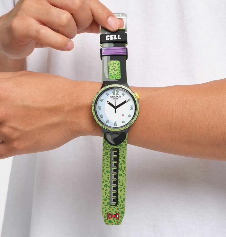 【Swatch】七龍珠-賽魯&西魯 SB01Z401 47mm 現代鐘錶