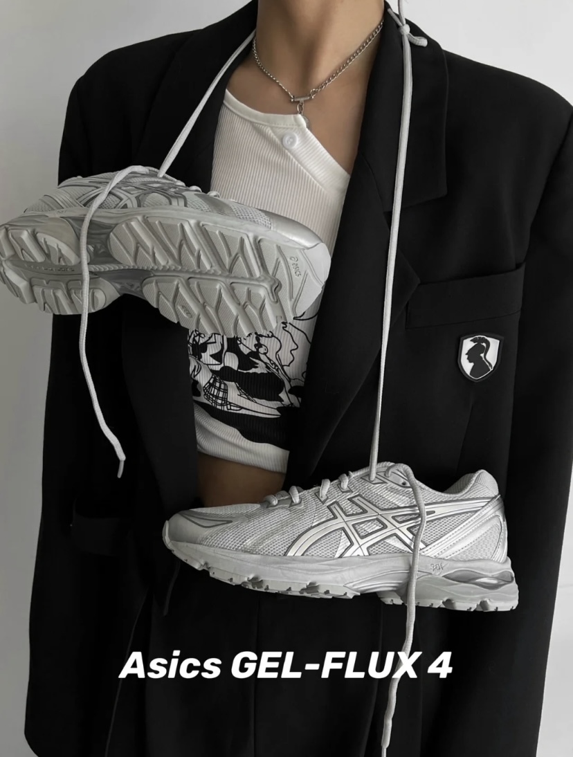 Asics Gel-Flux 4 CN 復古銀