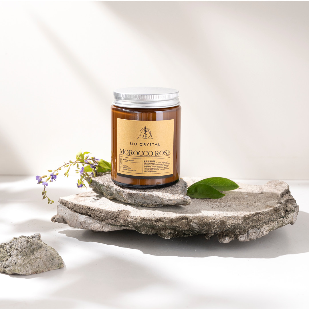 Morocco Rose【摩洛哥紫玫瑰】天然植物精油香氛蠟燭