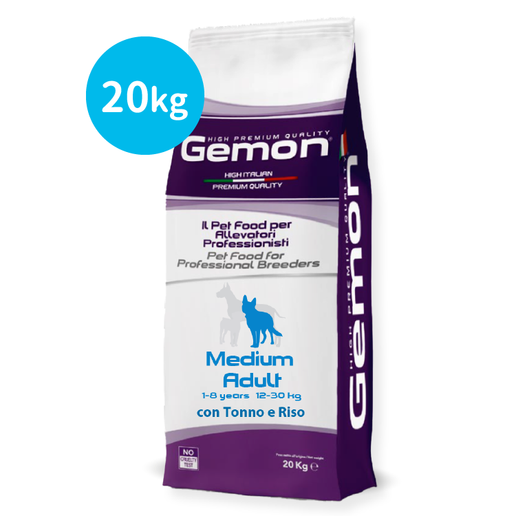 Gemon丨鮮吞拿魚米飯 成犬配方 20kg (GEM-5609)