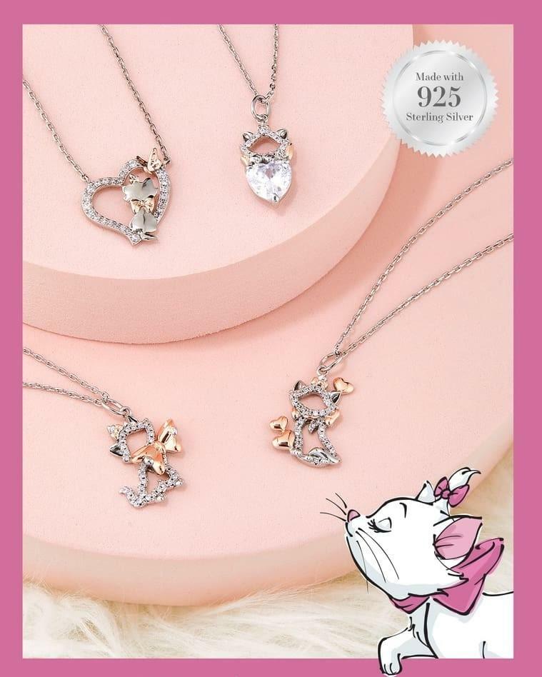 Charmed Aroma x Disney Marie瑪麗貓香氛蠟燭+925純銀頸鏈(隨機)