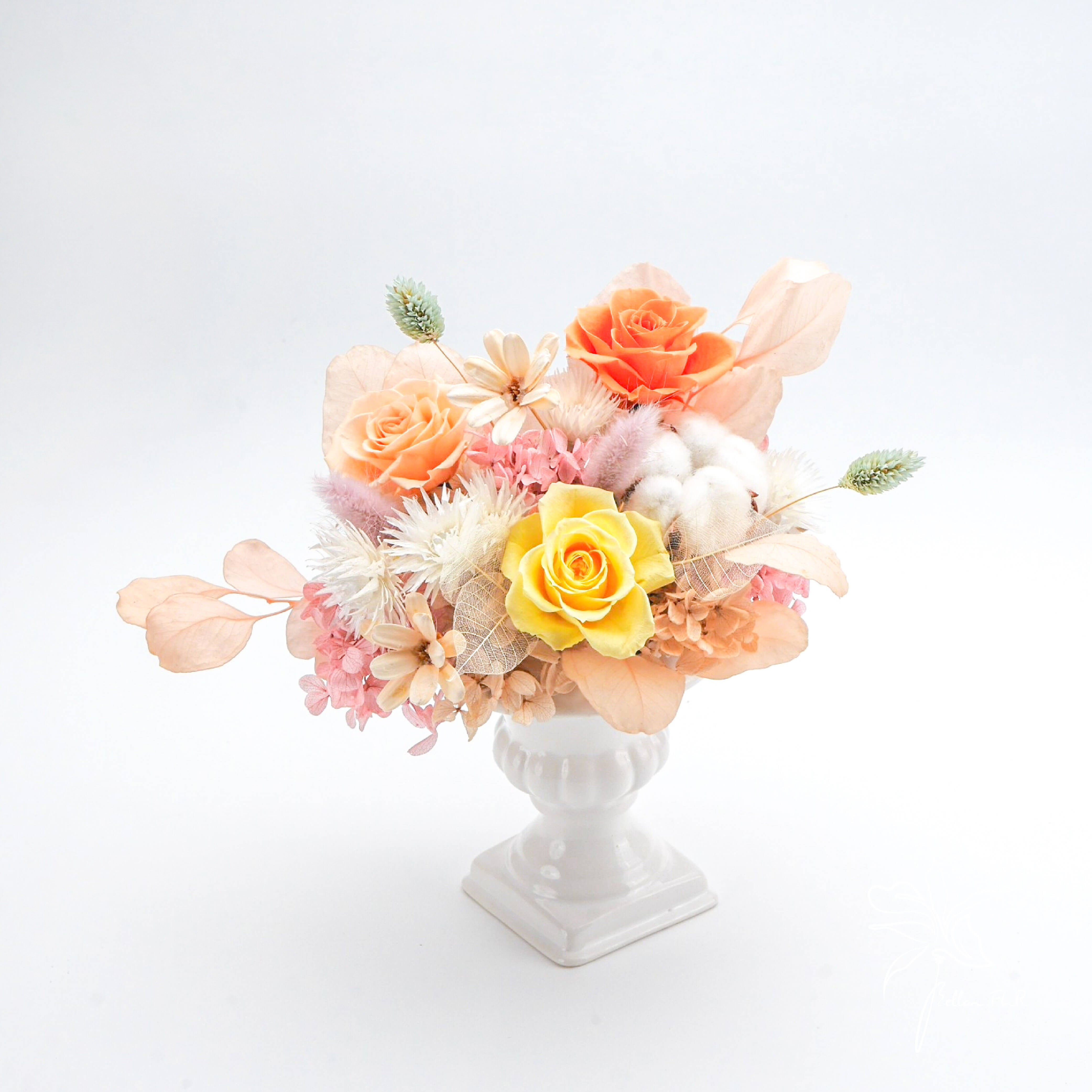 【樹下的約定】永生乾燥瓷器盆花