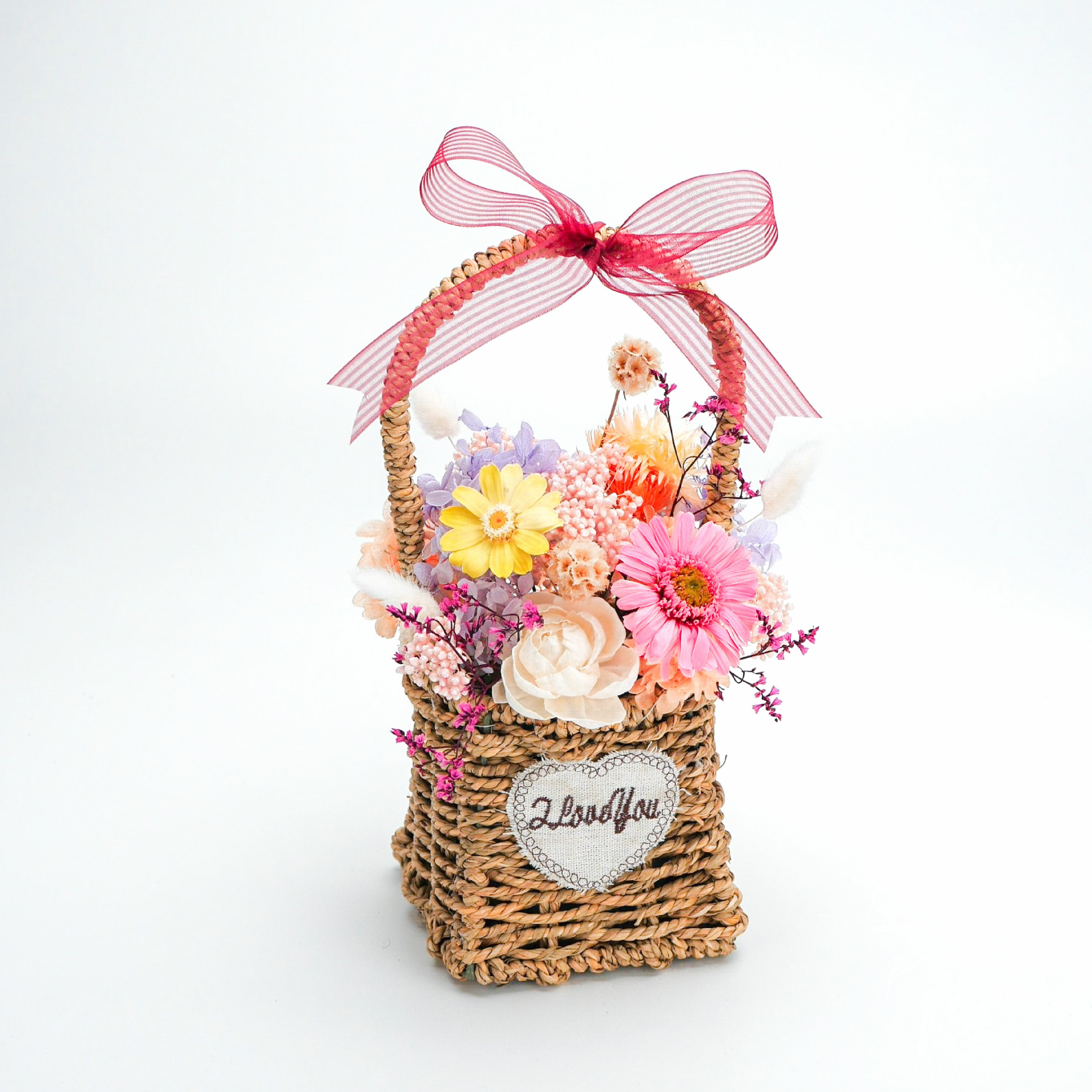 【燦爛如你】永生乾燥花提籃