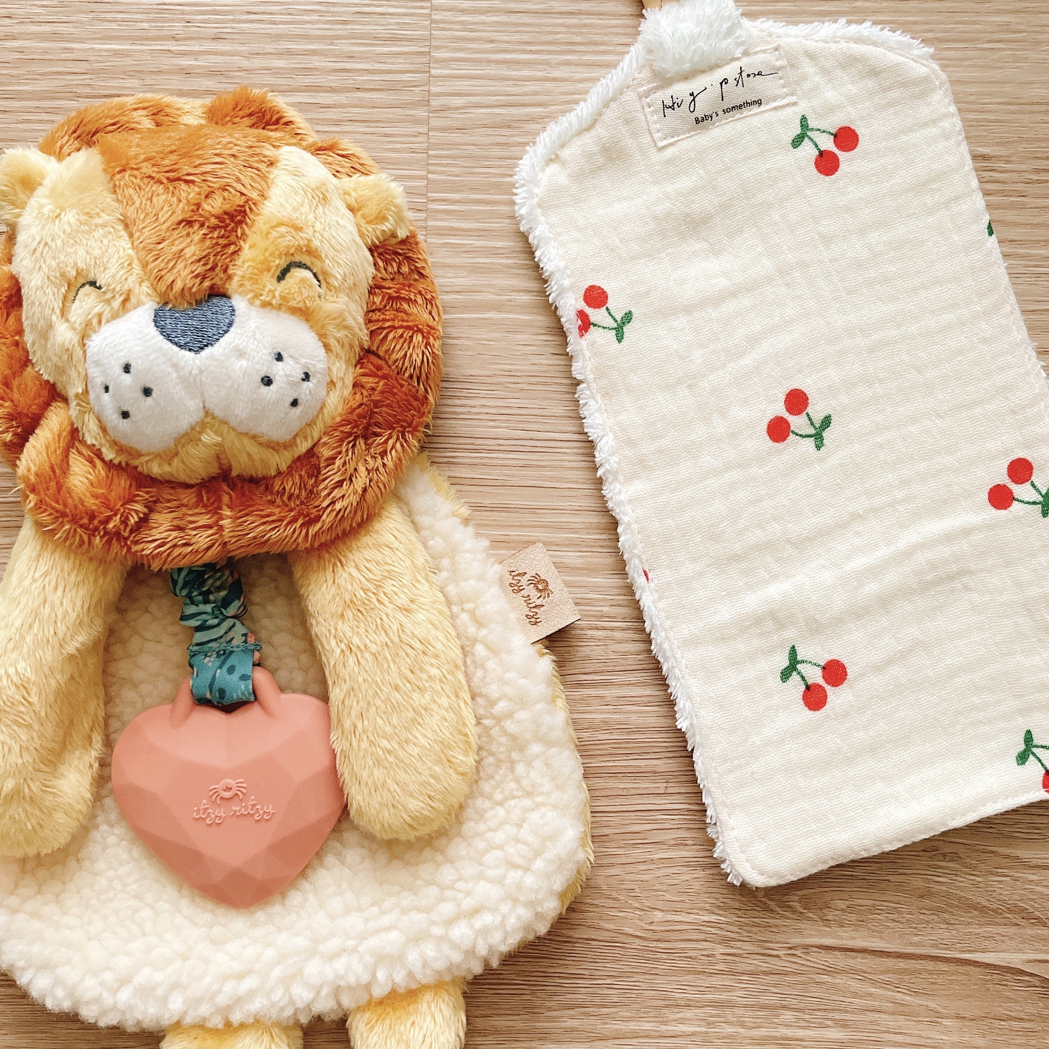 Hi Y.P store-手作手帕夾-鵝黃櫻桃