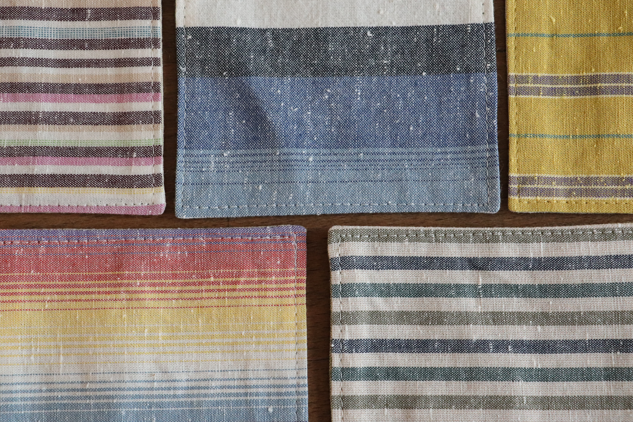 日本 遠州綿紬 杯墊