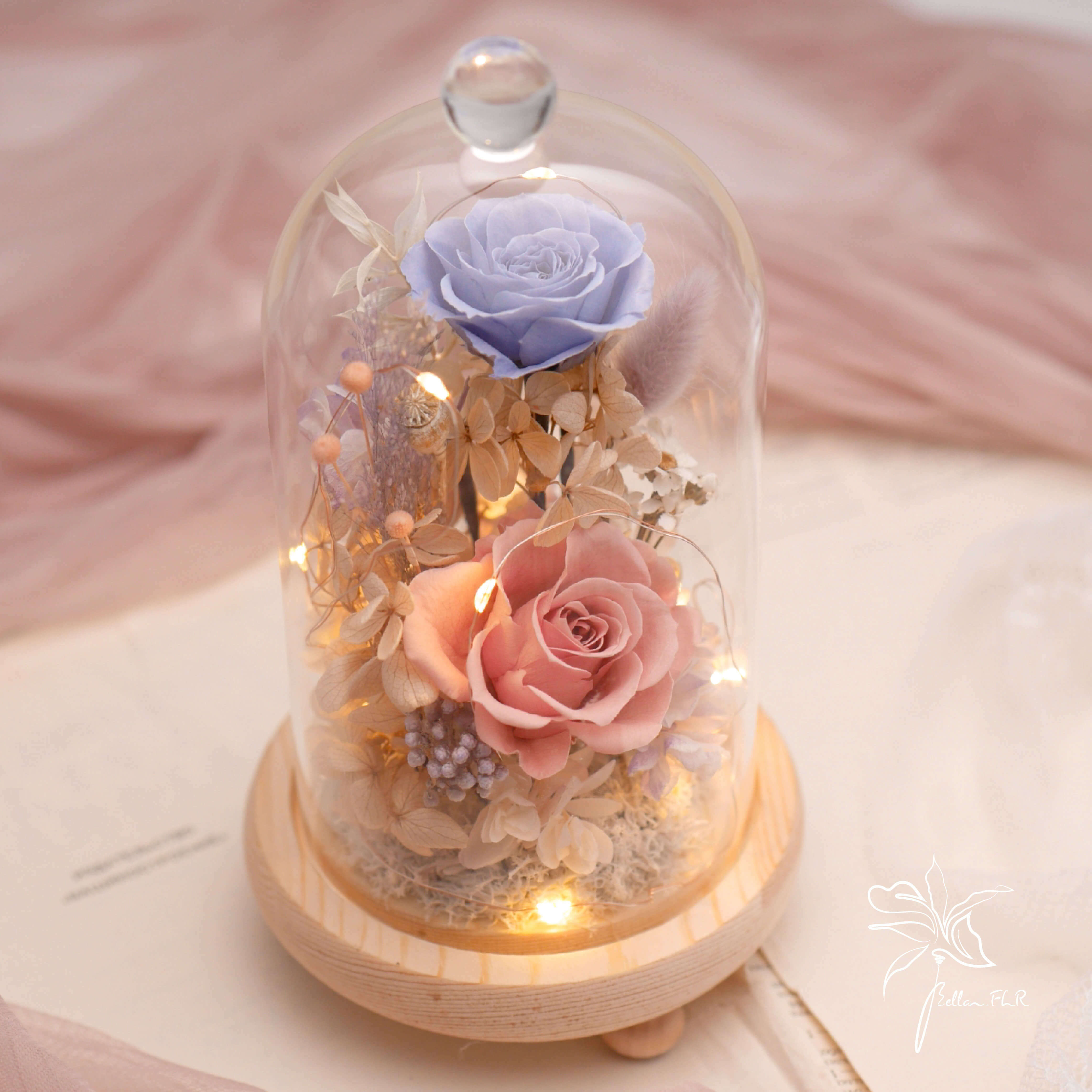 【一往情深】長型玻璃花盅-小