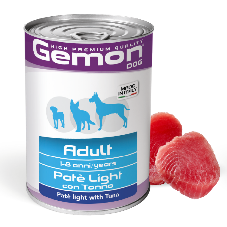 【原箱優惠】Gemon丨老犬/減肥吞拿魚 狗罐頭 400g (GEM-7842)