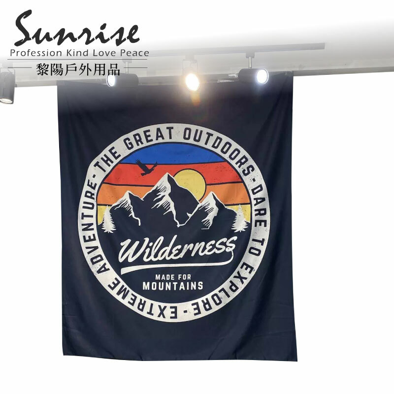 露營風掛布 130x150cm 多款圖案 帳篷掛布/露營裝飾/掛毯/風格毯/裝飾背景布 69CTB3050