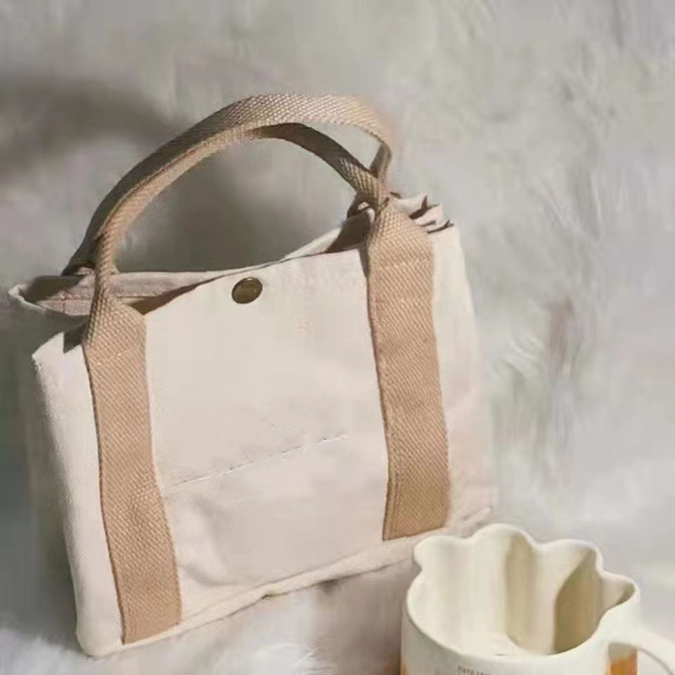 單肩迷你手提帆布包