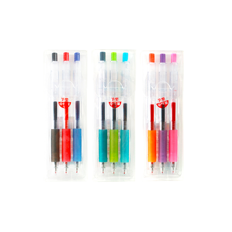 【PENROTE筆樂】頑色369中性筆3入