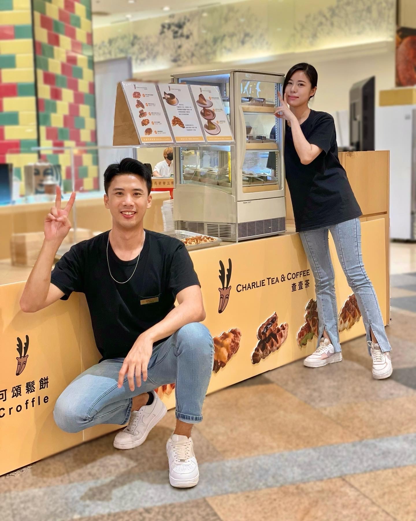 查壹茶 台北 美麗華 快閃櫃 快閃店 快閃櫃 popupstore 台北 南西誠品 誠品 美食 網路美食 推薦 巴斯克蛋糕 鬆餅 可頌 可頌鬆餅 大江 大江購物中心 中壢 司康