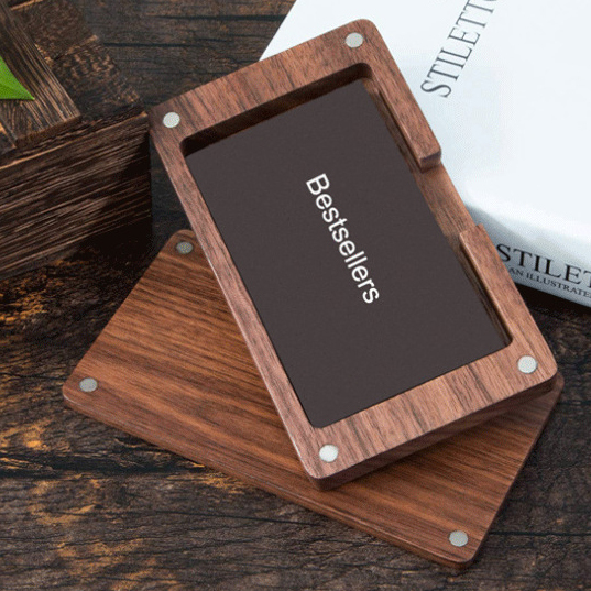 實木商務名片盒