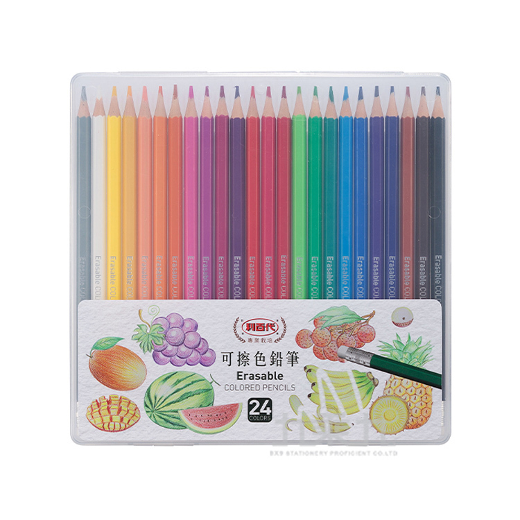 【LIBERTY 利百代】可擦色鉛筆24色