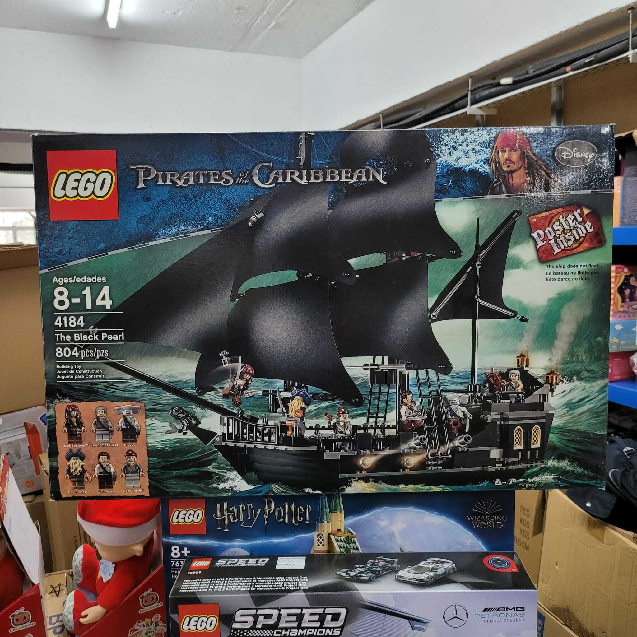 ［絕版罕有品］Lego 4184 加勒比海盜Pirates of the Caribbean 魔盜王Black Pearl 黑珍珠