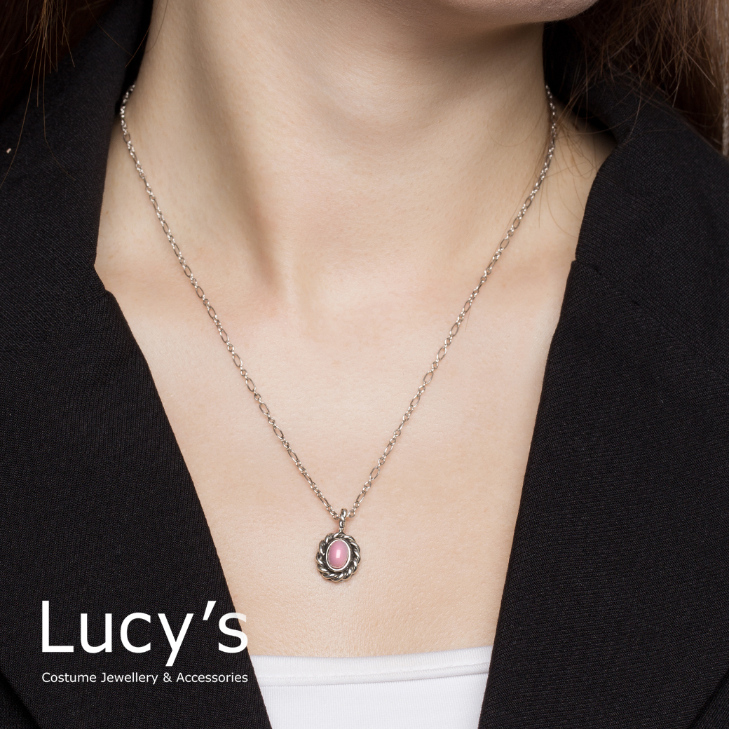 925純銀 珠母貝 項鍊 (101073)