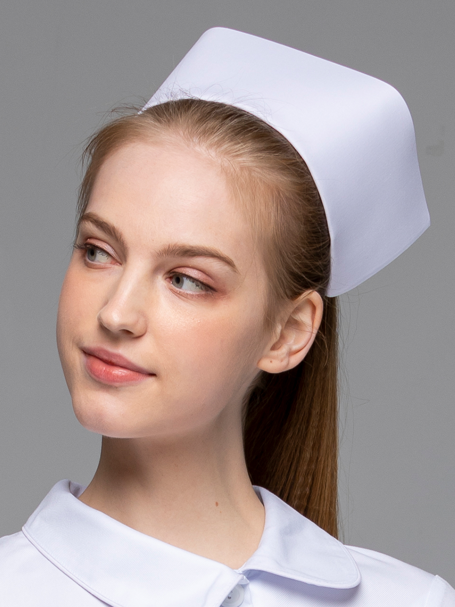 【 T08 】護士帽-純粹白