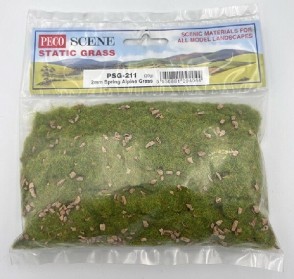 Peco PSG-211 春季高山草叢.2mm.30g.含木頭微粒