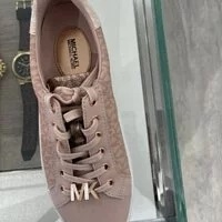 [S] MICHAEL KORS POPPY LACE UP SNEAKERS,BALLET, POPPY LACE UP-175 (SMK164)