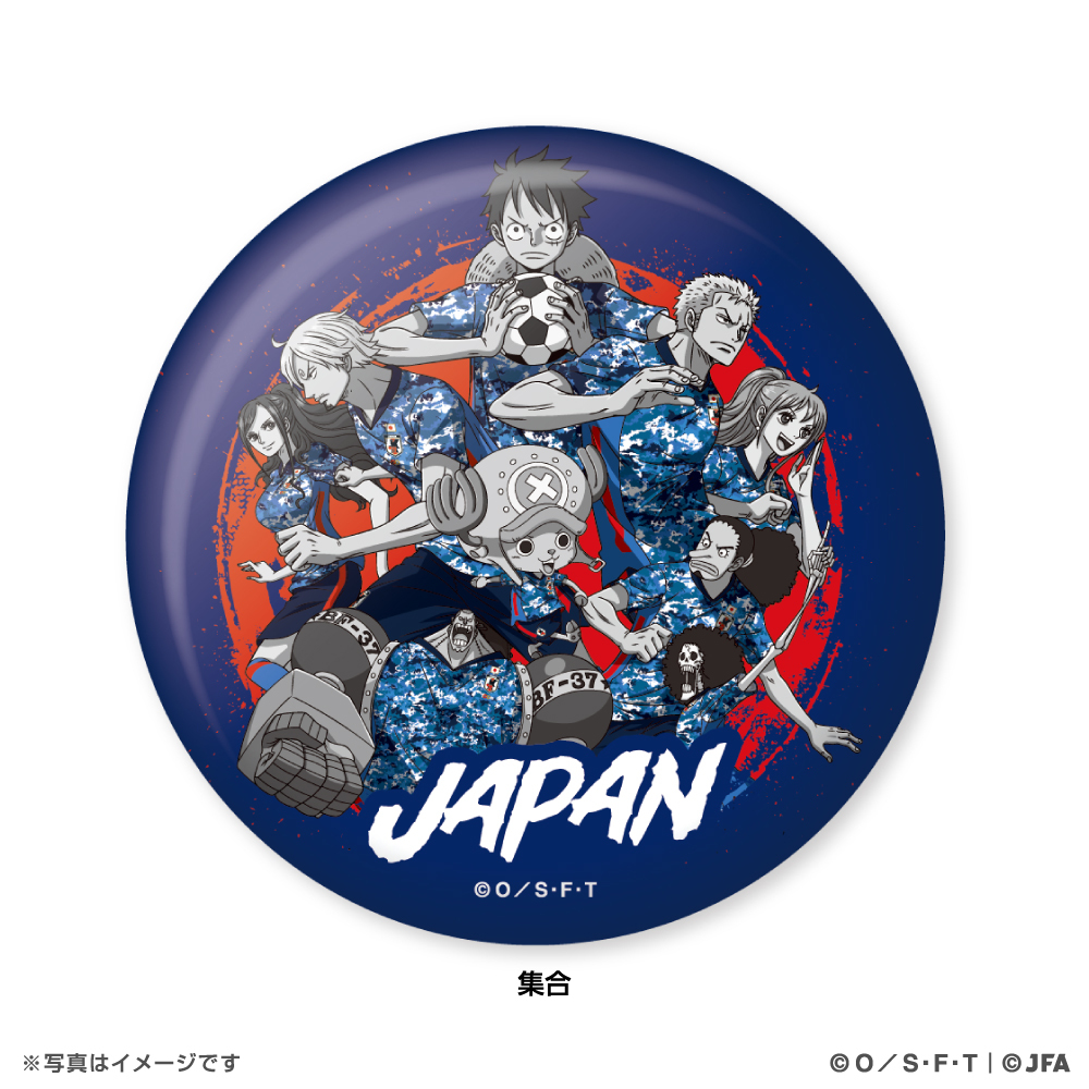 ONE PIECE X JFA buckle pin badge