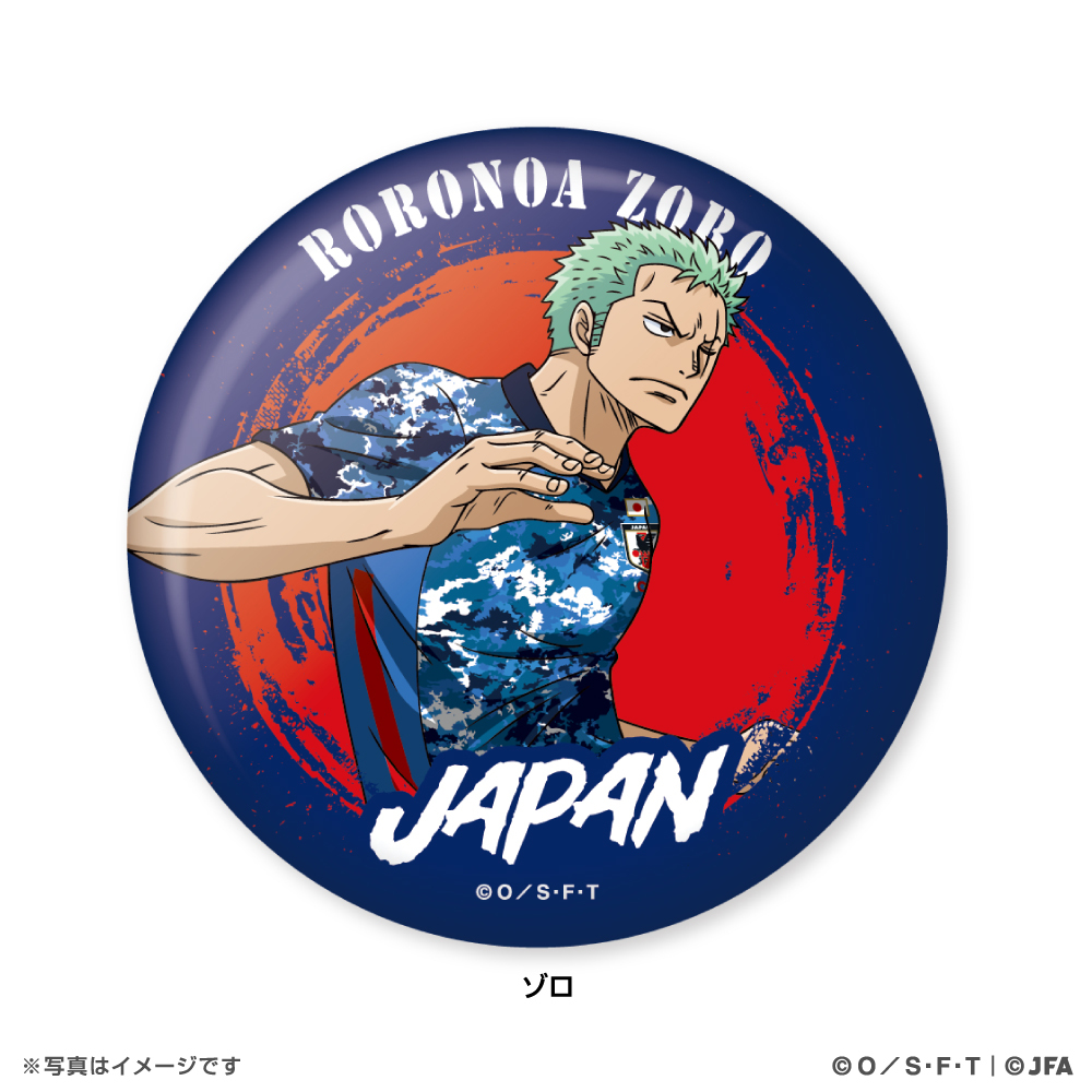 ONE PIECE X JFA buckle pin badge