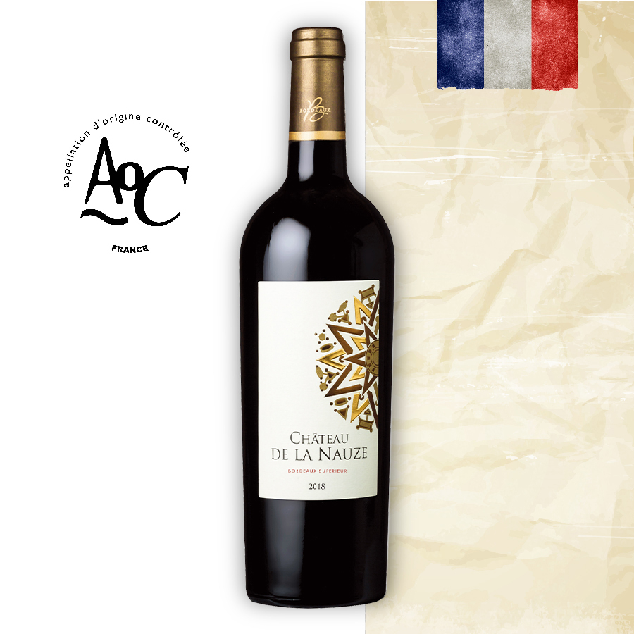 CHATEAU DE LA NAUZE BORDEAUX SUPERIEUR RED 蘭諾紫城堡 超級波爾多 紅酒 2020